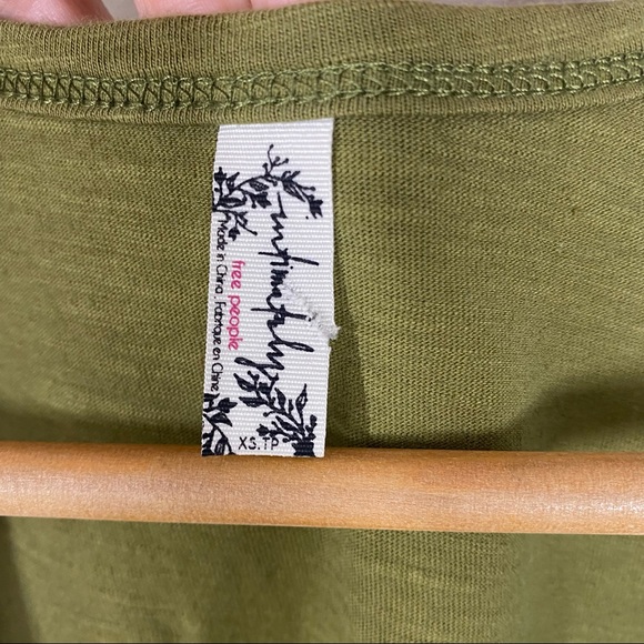 Intimately Free People Green Tank Bodysuit XS - Picture 2 of 5
